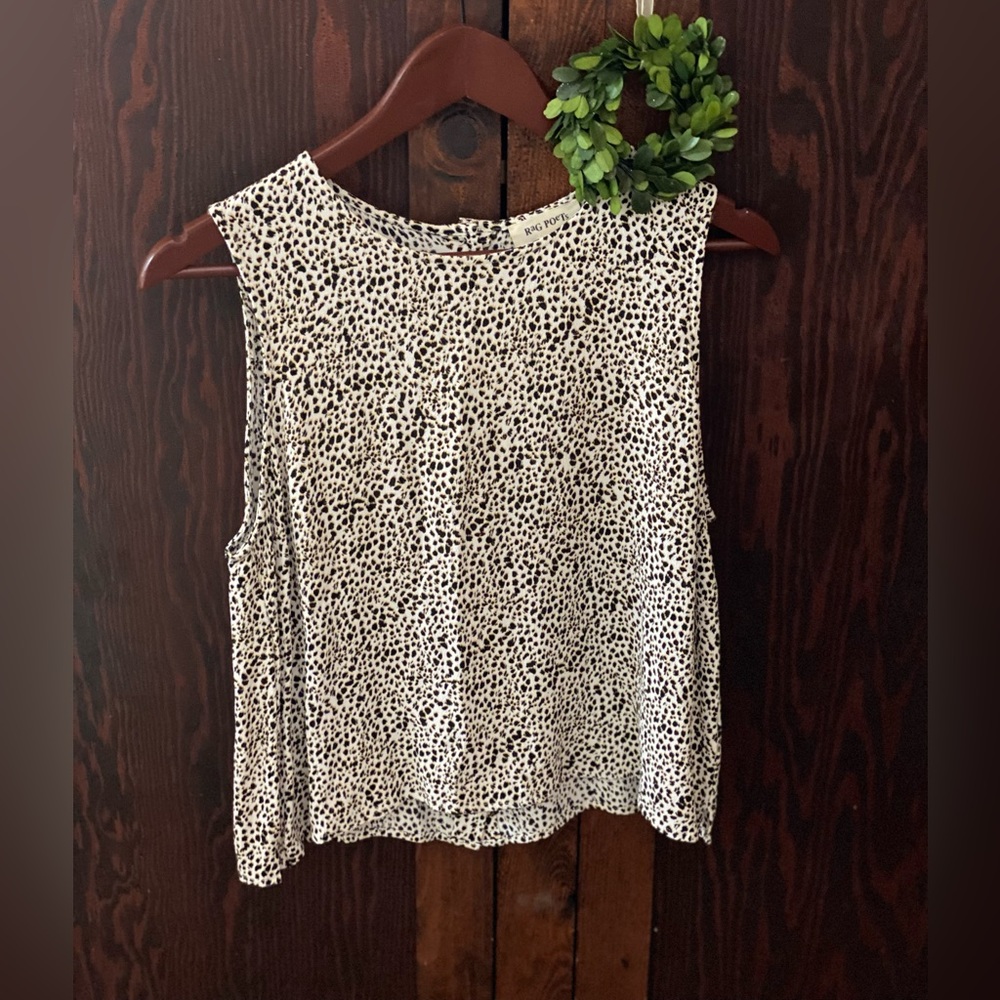 Rag Poets leopard top